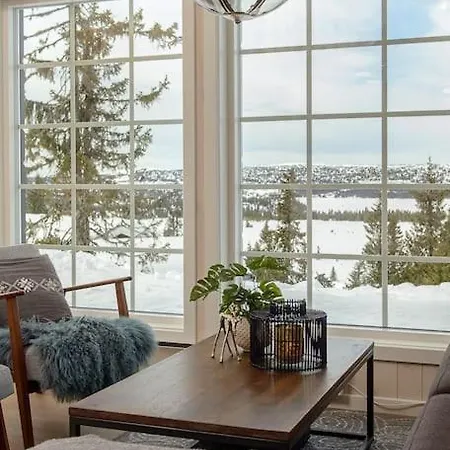 In Beautiful Sjusjoen, Near Lillehammer