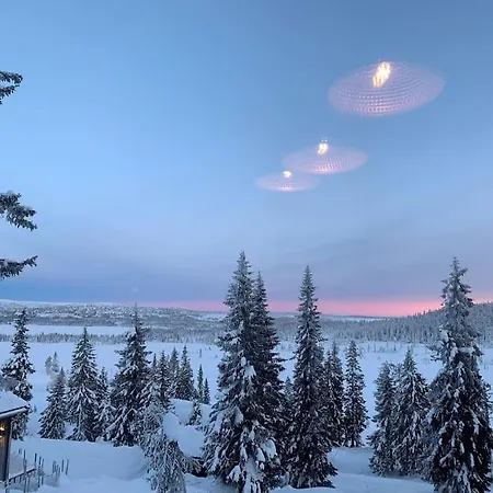 In Beautiful Sjusjoen, Near Lillehammer *