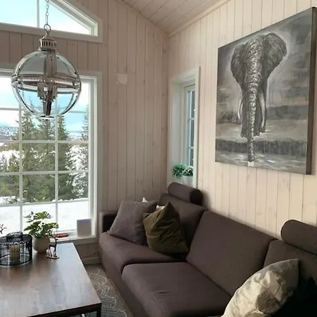 펜션 In Beautiful Sjusjoen, Near Lillehammer *