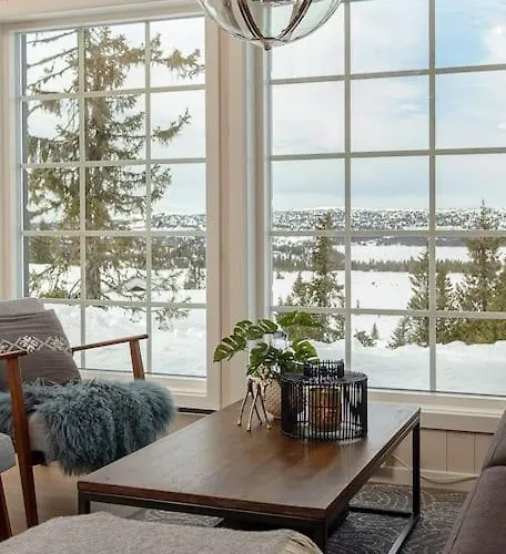 In Beautiful Sjusjoen, Near Lillehammer