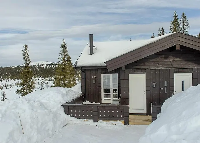 In Beautiful Sjusjoen, Near Lillehammer *