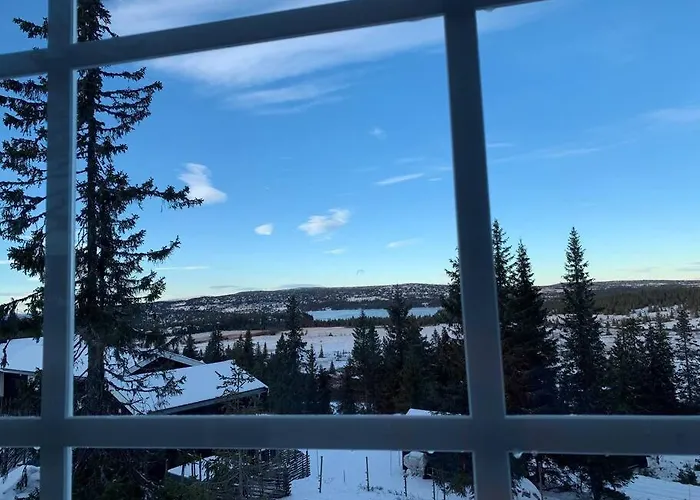 In Beautiful Sjusjoen, Near Lillehammer Сasa de vacaciones Sjusjøen