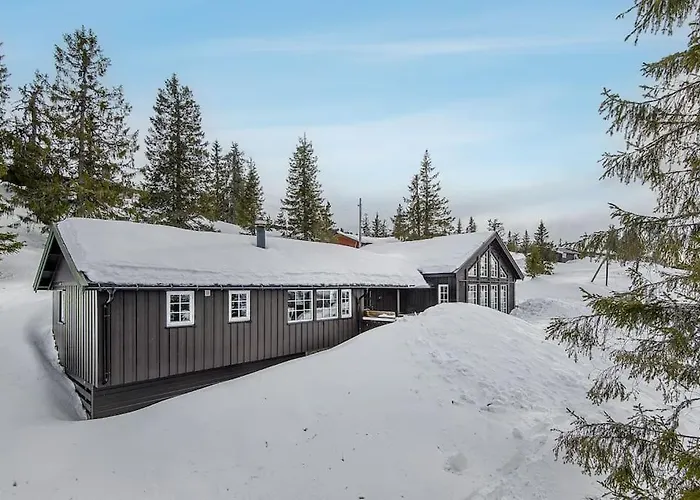 In Beautiful Sjusjoen, Near Lillehammer *