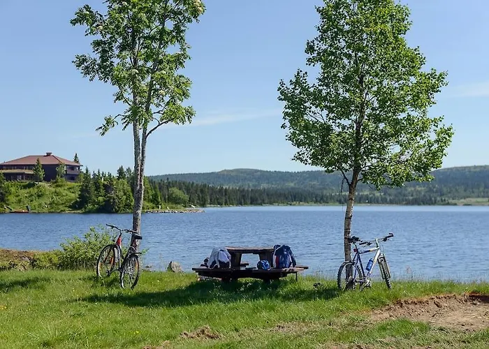 In Beautiful Sjusjoen, Near Lillehammer